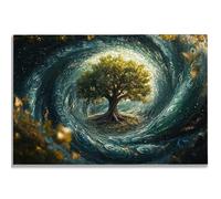 1000 Piece Jigsaw Puzzles for Adults, Tree Jigsaw Puzzles for Adults, Wooden Puzzle with Gift Box, Fantasy Jigsaws for Family Educational Games, Unique Gifts for Women/Men, Home Wall Decor, -2661