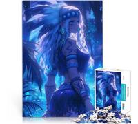 1000 Piece Jigsaw Puzzles for Adults Tribal Anime Girl Brain intelligence challenge addictive toys Home Decoration Toys 50x70cm