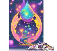 1000 Piece Jigsaw Puzzles for Adults - Trippy Puzzle - Jigsaws 1000 Pieces for Adults - Made Wood 1000pcs (75x50cm)