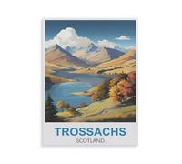 1000 Piece Jigsaw Puzzles for Adults，Trossachs, Scotland，Classic Puzzle Difficult Puzzle Fun Creative DIY Toys Gifts for Girls And Boys, Family Games（50x70cm）-GR46