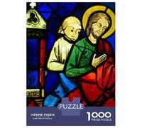1000 Piece Jigsaw Puzzles for Adults Two Seated Apostles Teenager Puzzles Toy Wall Decor Birthday Present Unique Gifts for Birthday And Christmas 52x38cm/1000pcs
