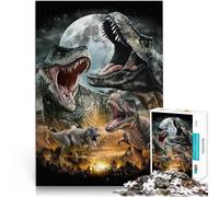 1000 Piece Jigsaw Puzzles for Adults Tyrannosaurus Rex Dinosaur Made of wood for and from 14 years and over Play Toys As a gift for the whole family and friends。size：50x75cm