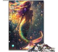 1000 Piece Jigsaw Puzzles for Adults Undersea Mermaid Puzzle Educational Brain Teaser, Artistic Home & Office Decor, 14+ Age 50X75CM