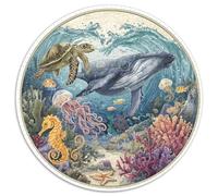 1000 Piece Jigsaw Puzzles for Adults Underwater Adventure Colorful Marine Animals And Coral Reefs Durable Puzzle for Puzzle Lovers And Collectors