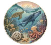 1000 Piece Jigsaw Puzzles for Adults Underwater Paradise Vibrant Marine Life And Coral Gardens Challenging Puzzle Game with 1000 Interlocking Pieces for All Ages