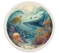 1000 Piece Jigsaw Puzzles for Adults Underwater Paradise Vibrant Marine Life And Coral Gardens Challenging Puzzle Game with 1000 Interlocking Pieces for All Ages