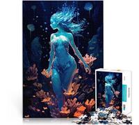 1000 Piece Jigsaw Puzzles for Adults Underwater World Mermaid Präzisionsschnitt Heimdekoration Spielzeug38x26cm