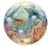 1000 Piece Jigsaw Puzzles for Adults Underwater World Vibrant Marine Life And Coral Gardens Durable Puzzle for Puzzle Enthusiasts And Collectors