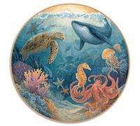 1000 Piece Jigsaw Puzzles for Adults Underwater World Vibrant Marine Life And Coral Gardens Durable Puzzle for Puzzle Enthusiasts And Collectors