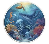1000 Piece Jigsaw Puzzles for Adults Underwater World Vibrant Marine Life And Coral Gardens Durable Puzzle for Puzzle Enthusiasts And Collectors