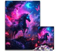 1000 Piece Jigsaw Puzzles for Adults Unicorn of The Universe Cardboard Puzzles Brain Challenge, for Teenagers & Home Decor 26X38CM