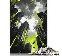 1000 Piece Jigsaw Puzzles for Adults - Urban Chaos Puzzle - Jigsaws 1000 Pieces for Adults - Made Wood 1000pcs (75x50cm)