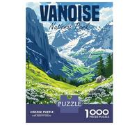 1000 Piece Jigsaw Puzzles for Adults Vanoise National Park Adult Puzzles Hands-on Game Stress Reliever Difficult And Challenge 38x26cm/1000pcs