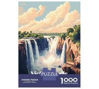 1000 Piece Jigsaw Puzzles for Adults Victoria Falls Adult Jigsaw Hands-on Game Analysis And Logic Parent-child Interaction 38x26cm/1000pcs