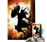 1000 Piece Jigsaw Puzzles for Adults Viking Woman Berserker Jigsaw Puzzle 1000 Toy Wall Decor Difficult Hard Gifts for Friends And Family (75x50cm)