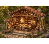 1000 piece jigsaw puzzles for adults Village Bakery Wooden Puzzle