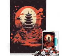 1000 Piece Jigsaw Puzzles for Adults Vintage Japan Landscapes Practical Game Improve Memory Deal As Gifts for The Whole Family 38x52cm