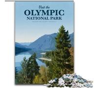 1000 Piece Jigsaw Puzzles for Adults Visit Olympic National Family Game Stress Reliever Difficult Challenge Suitable for Couples (50x75cm) 1000pcs