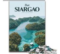 1000 Piece Jigsaw Puzzles for Adults Visit Siargao, Learning Educational for Is Ideal As A Gift for The Whole Family 50x75cm