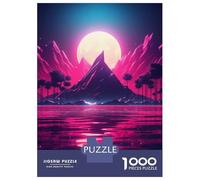 1000 Piece Jigsaw Puzzles for Adults Vivid Neon Vortex Puzzle for Adults Anti-Stress Toys Presents for Women Parent-child Interaction 38x26cm/1000pcs
