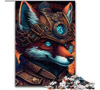 1000 Piece Jigsaw Puzzles for Adults Warrior Fox cardboard Jigsaw Puzzles for Adults Challenging DIY Brain Teaser, Interactive Family Game (Size 26x38 cm)