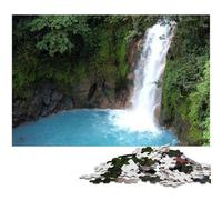 1000 Piece Jigsaw Puzzles for Adults Waterfall in Forest Nature Jigsaw Puzzles for Adults for Family And Friends Suitable for Ages 1000 PCS(75x50cm)