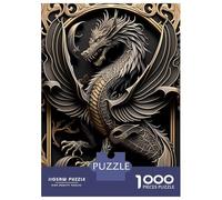 1000 Piece Jigsaw Puzzles for Adults Western Dragon Lord Jigsaws for Adults Brain Teaser Game Stress Reliever for Is Ideal As A Gift 70x50cm/1000pcs