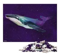 1000 Piece Jigsaw Puzzles for Adults Whale Jigsaw Puzzle Children Paper Puzzles Family Entertainment Toys 38x26cm/1000pcs