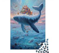 1000 Piece Jigsaw Puzzles for Adults Whale Tail Island Adventure-2 Jigsaw Puzzle Anti-Stress Toys Home Decoration Difficult And Challenge 52x38cm/1000pcs