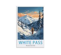 1000 piece jigsaw puzzles for adults，White Pass Washington Jigsaw Puzzles 1000 Pieces for Adults Painting Puzzle 1000 Pieces DIY Challenging Puzzles for Adults 38x26cm