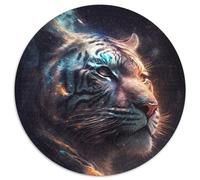 1000 Piece Jigsaw Puzzles for Adults White Tiger Cardboard Jigsaw Puzzles Family Interactive Game, Craft Gift with Colorful Artwork 67.5x67.5cm