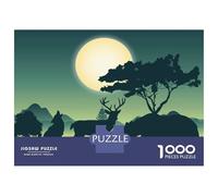 1000 Piece Jigsaw Puzzles for Adults Wild Animals Puzzles for Adults Relaxing Games A Work of Art Difficult And Challenge 70x50cm/1000pcs