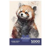 1000 Piece Jigsaw Puzzles for Adults Wild Red Panda Jigsaw Puzzle Anti-Stress Toys Home Decoration Difficult And Challenge 70x50cm/1000pcs