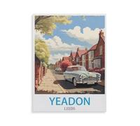 1000 Piece Jigsaw Puzzles for Adults，Yeadon Leeds，Jigsaw Puzzle Adult Wooden Puzzles Family Entertainment Toys（75x50cm）-GW46