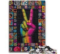 1000 Piece Jigsaw Puzzles for Adults Yeah Gesture Stress Reliever Staycation Kill Time with Matching Poster And Trivia Sheet 26x38cm