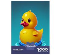 1000 Piece Jigsaw Puzzles for Adults Yellow Rubber Duck Adult Jigsaw Puzzle Toy Wall Decor Wall Decoration Unique Gifts for Birthday And Christmas 38x26cm/1000pcs