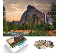 1000 Piece Jigsaw Puzzles for Adults Yosemite Travel Nature Fun Games 50x75cm Unique Birthday and Gifts for Age 14+