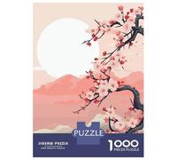 1000 Piece Jigsaw Puzzles for Adults Zen Japanese Landscape Puzzles for Adults Relaxing Games A Work of Art Difficult And Challenge 38x26cm/1000pcs