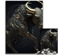 1000 Piece Jigsaw Puzzles for Adults Zodiac Taurus Paper Jigsaw Puzzles for Holidays Birthdays And Family Game Nights 1000 PCS(38x26cm)