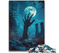 1000 Piece Jigsaw Puzzles for Adults Zombies in The Grave 1000 Piece Jigsaw,Fun Activity for Home, Rainy Days Toys, Birthday Gifts (50x75cm)
