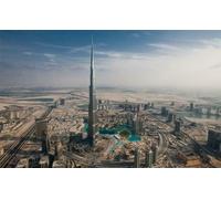 1000 Piece Jigsaw Puzzles For AdultsBURJ KHALIFA SKYLINE Poster Wooden Puzzle dubai arabic architecture A456 Challenging Puzzles for Friends Family Wall Decor