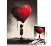 1000 Piece Jigsaw Puzzles for Teenagers A Broken Heart Educational Game Presents for Women Secret Santa Gifts Size 50x75cm