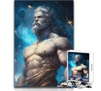 1000 Piece Jigsaw Puzzles for Teenagers A God And The Starry Night Challenging Game Toys Wall Decoration Gift For Birthdays Size 38x26cm