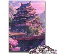 1000 Piece Jigsaw Puzzles for Teenagers A Japanese Castle Learning Educational Toys Fun at Home Activities, Birthday Present,Travel Gifts 26x38cm
