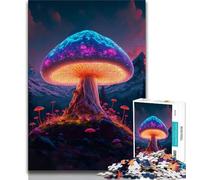 1000 Piece Jigsaw Puzzles for Teenagers A Magic Mushroom 1000 Piece Puzzle,Challenging Family Activity Games DIY Toy for Home Wall Decor Gifts 75x50cm