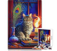 1000 Piece Jigsaw Puzzles for Teenagers A Tabby Cats Domain Educational Game Presents for Women Secret Santa Gifts Size 38x52cm