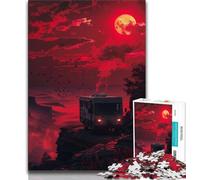 1000 Piece Jigsaw Puzzles for Teenagers A View from Hell 1000 Piece Puzzle,Unique Birthday And Gifts for Age 14 Years Up 38x26cm