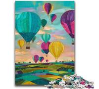 1000 Piece Jigsaw Puzzles for Teenagers Abstract Hot Air Balloon 1000 Pieces for Adults,Fun Activity for Home, Rainy Days Toys, Birthday Gifts (50x75cm)