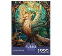 1000 Piece Jigsaw Puzzles for Teenagers Abstract Phoenix Kintsugi Jigsaws for Adults Toy Wall Decor Staycation Kill Time Stress Reduction Gifts 70x50cm/1000pcs