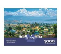 1000 Piece Jigsaw Puzzles for Teenagers Addis Ababa Cityscape Adult Jigsaw Puzzle Toy Wall Decor Wall Art Unique Birthday And Gifts 70x50cm/1000pcs